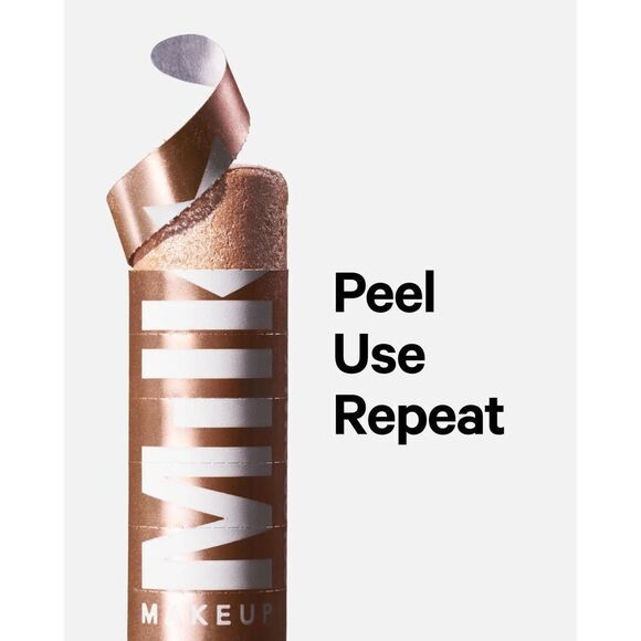 MILK MAKEUP Color Chalk multi-use eyeshadow stick in Double Dutch (Brown) 0.09oz - Picture 3 of 6